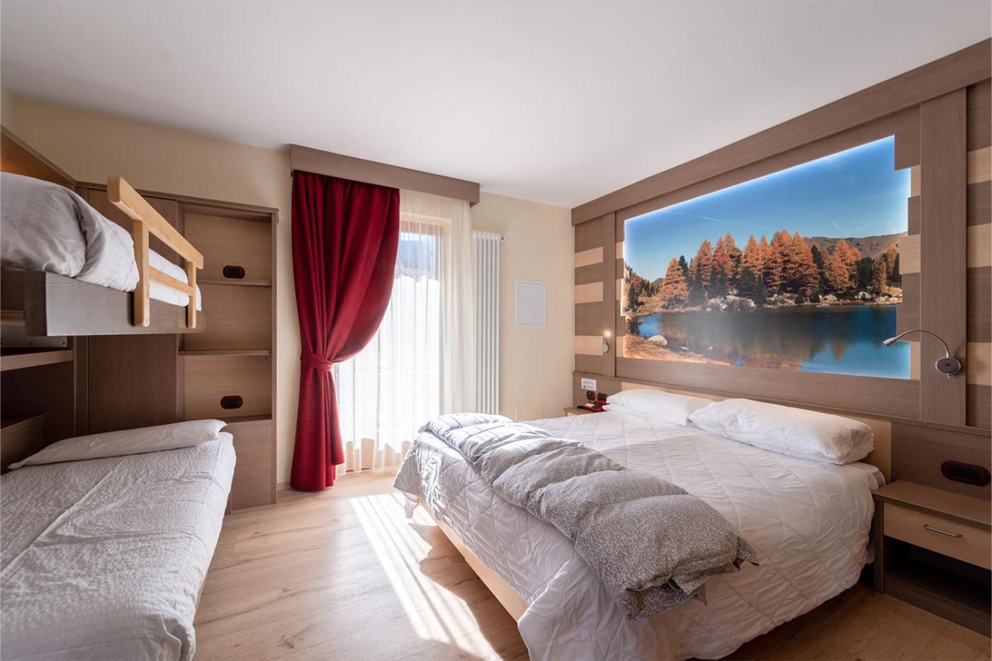Berg Hotel Latemar Spitze Vigo di Fassa Exterior foto